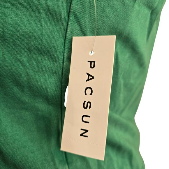 PacSun Sleeveless Tank Top Womens Green Button-Up Size XL  jj3683 - Picture 6 of 9